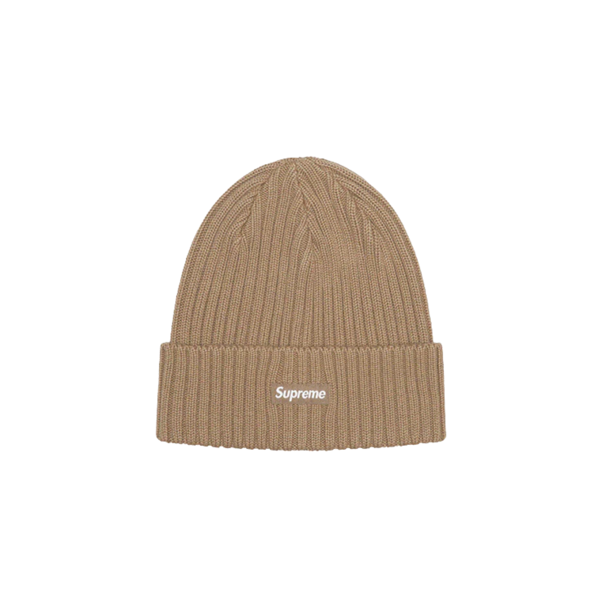 Supreme overdyed beanie taupe-