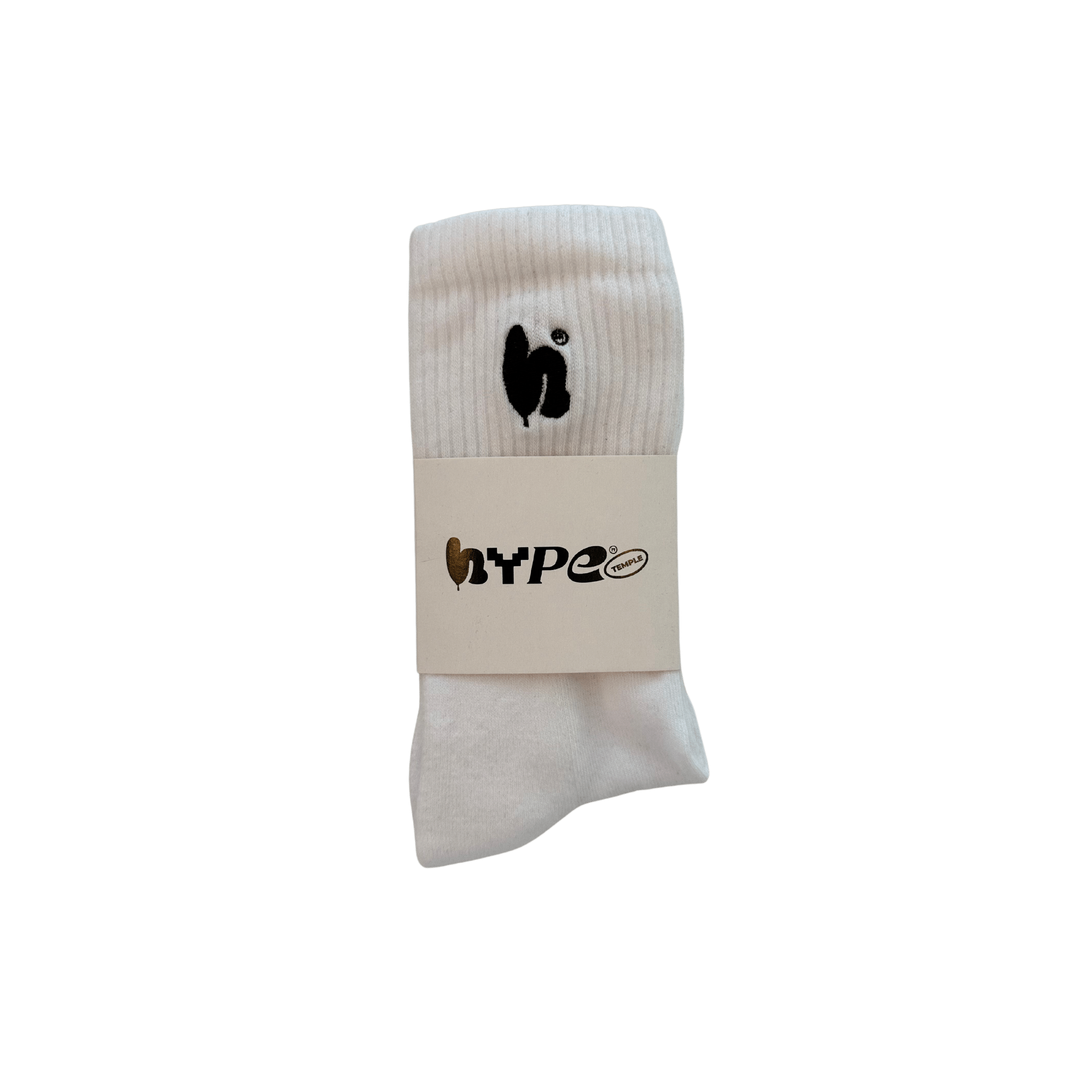 Hype Temple Socks White