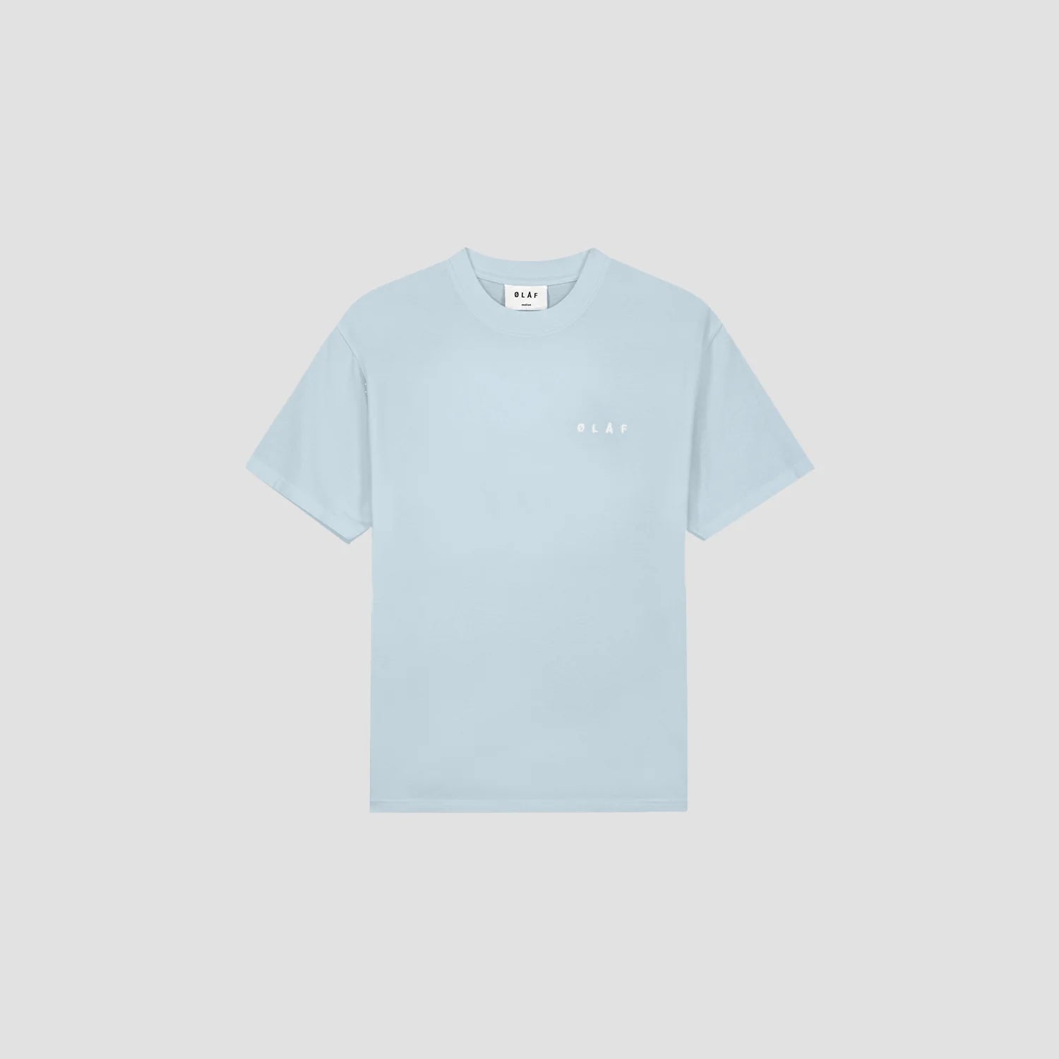 Face T-Shirt Lichtblauw