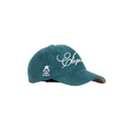 Signature Corduroy Velvet Baseball Hat - Turquoise | Elegantaste | Hyp…