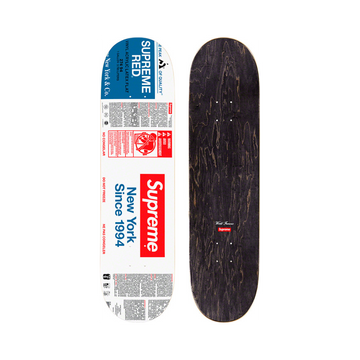 Supreme Paint Skateboard Deck White