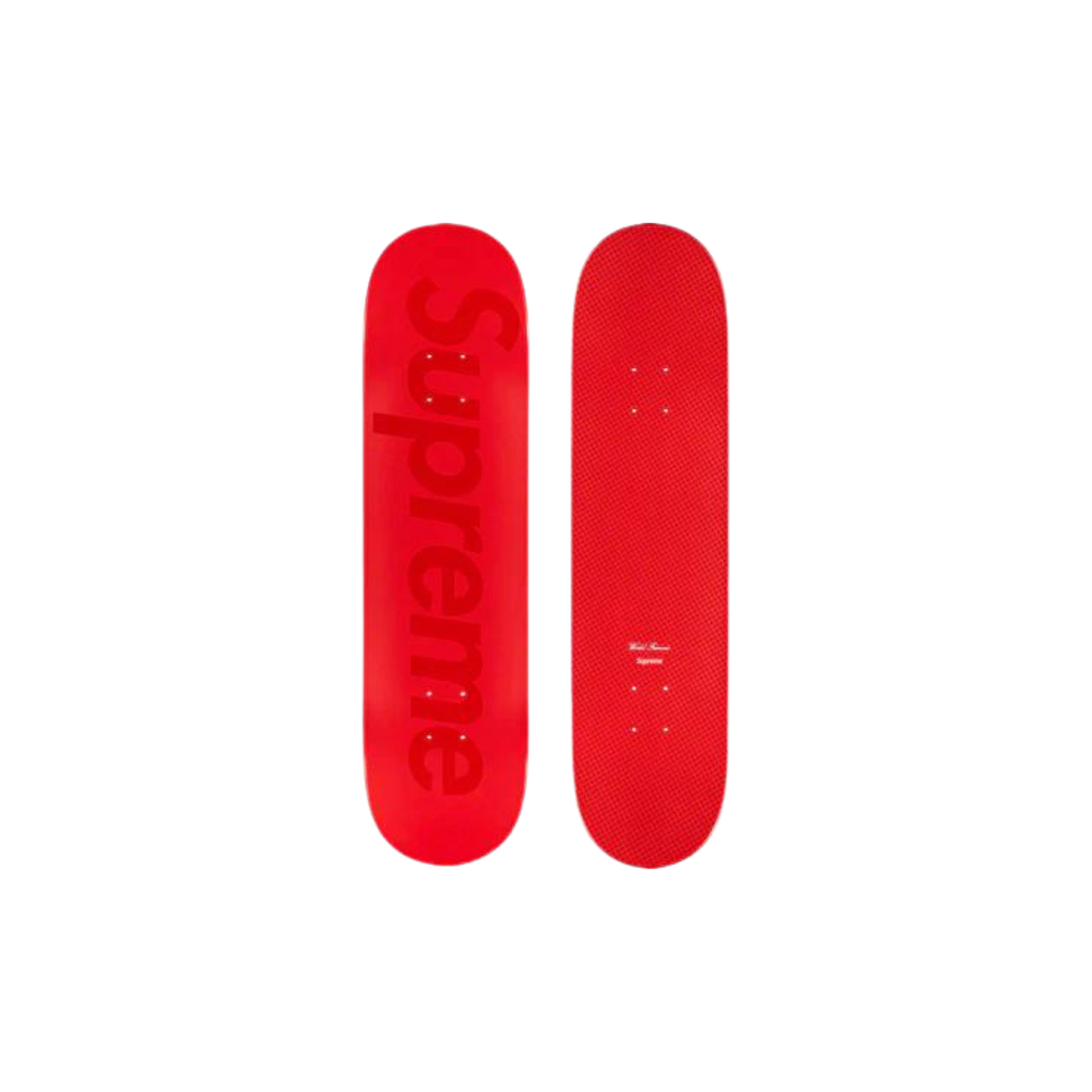 Tonal Box Logo Skateboard Red | Supreme | Hype Temple
